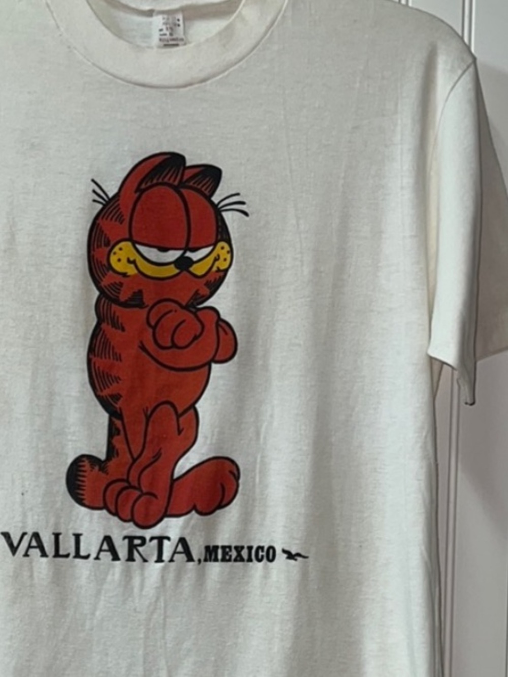 80s Garfield True Vintage Shirt M Vallarta Mexico